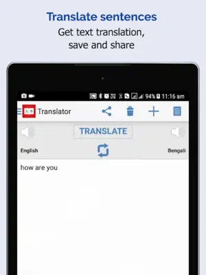 Bengali Dictionary android App screenshot 2